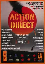ACTION AND DIRECT -アリポンバイエ- at WORLD (Kyoto)